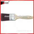 Flat Paint Brush Varnished Wooden Handle Brush